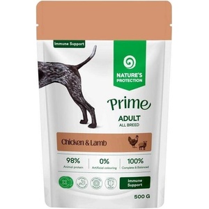 Nature's Protection Nature's Protection Prime куче възрастен имунна подкрепа пиле и агне 500 г