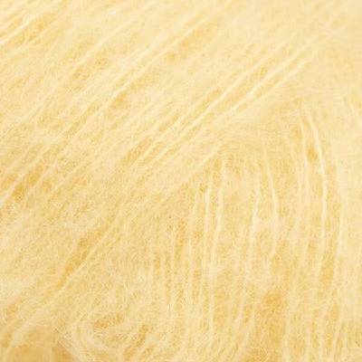 DROPS Design Brushed Alpaca Silk Uni Colour 30 Yellow Плетива прежда (109830)