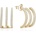 Beneto náušnice AGUP3301-GOLD