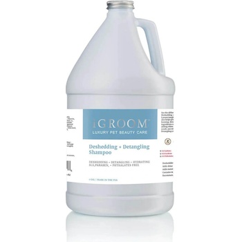 iGroom rozčesávací hydratační šampon pro psy a kočky s ředěním 16: 1- Deshedding Detangling Shampoo 3,79 l
