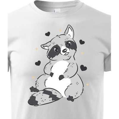 dětské triko Mýval bílá