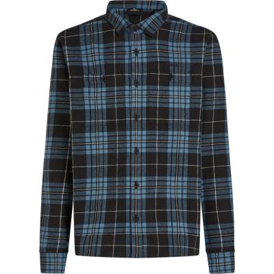 O'Neill Мъжка риза с копчета O'Neill Must-Have Flannel Shirt - Blue Flannel Check (033-2949-0312)