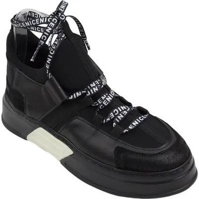 Български обувки Ежедневни дамски кецове с неопрен 3078black