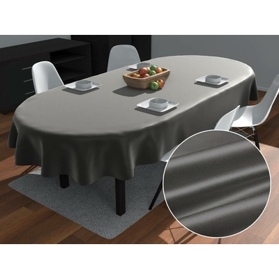 Biante satén oválný ubrus polyesterový Satén LUX-004 120x160 cm