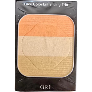 Shiseido Face Color Enhancing Trio Non-Comedogenic Blushing/Sculpting & Harmonizing Face Palette Or1 Peach 3 нюанса 7 g *Тестер