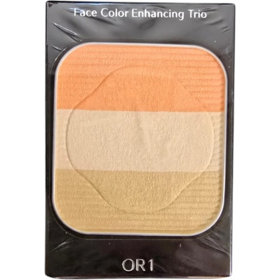Shiseido Face Color Enhancing Trio Non-Comedogenic Blushing/Sculpting & Harmonizing Face Palette Or1 Peach 3 нюанса 7 g *Тестер