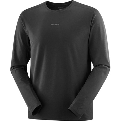 Salomon Trackline LS Tee Размер: L / Цвят: черен