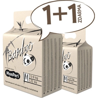 MonPeri Bamboo M 5-9 kg EKO 3 21 ks