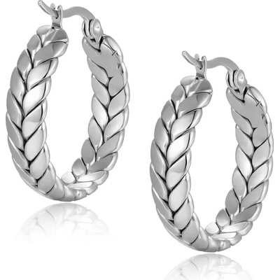 Elanis Jewel Elegantní kruhové náušnice Samantha z chirurgické oceli EJ00790