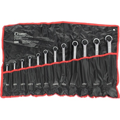 Condor Kľúče 6 - 32 mm 75° posun sada 12 kusov v textilnom balení 100-00583