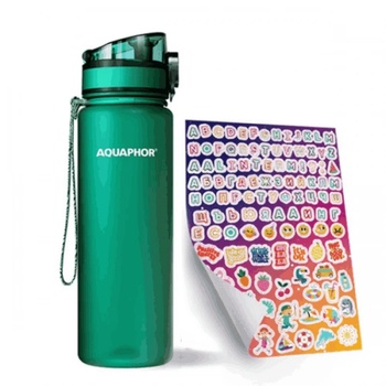 Бутилка Сити филтрираща Тъмно зелено Aquaphor 500мл