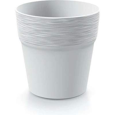 PROSPERPLAST Květináč FURU bílý 12cm 06437319