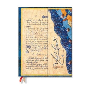 Paperblanks 2027 Gaudi, the Manuscript of Reus Ultra Vertical Hardcover 18-Month Weekly Planner, 208pg, 80gsm by Paperblanks (Embellished Manuscripts Collection)