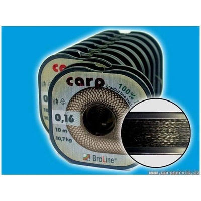 Broline šnúra Carp Dyneema hnědá 10m 0,075mm