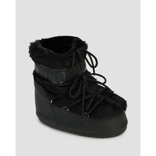 Moon Boot Icon Low Faux Fur black