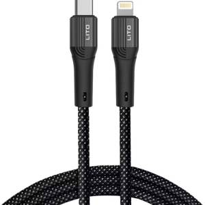 Lito Кабел Lito LD14, от USB C(м) към Lightning(м), 1m, 60W, черен (LD14)