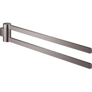 GROHE Selection - Двойна закачалка за кърпи, въртяща се, Hard Graphite 41063A00 (41063A00)