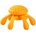 KIWI WALKER Играчка за кучета Kiwi Walker OCTOPUS MAXI оранжева