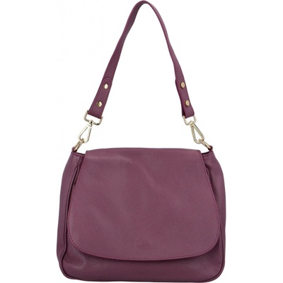 Stylová dámská kožená crossbody kabelka Dawn fialová