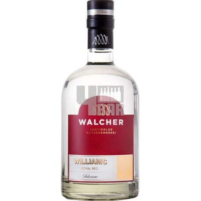 Walcher Williams Royal Red 40% 0,5 l (holá láhev)