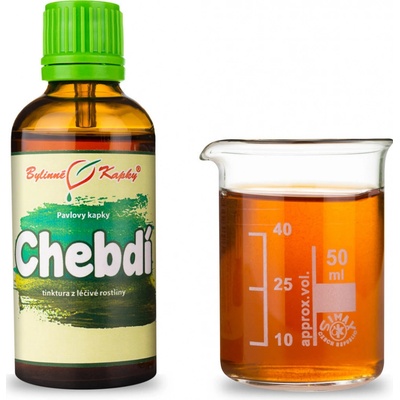 Bylinné kapky Pavlovy bylinné kapky Chebdí tinktura 50 ml