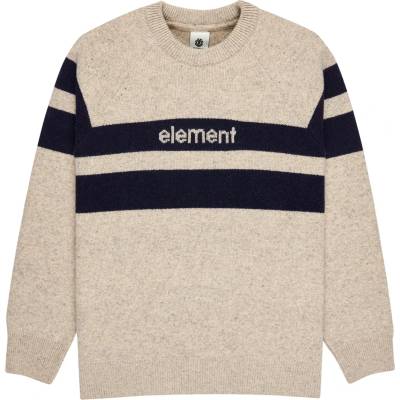 Element Мъжки вълнен пуловер Element 2000s Rib Crew Wool jumper - Oat Milk (005-6978-0111)
