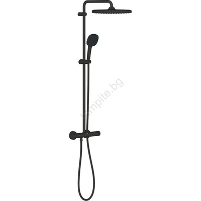 GROHE 266962431 - Душова система vitalio comfort 250 250 × 250 мм черна (gh1094)