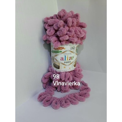 Alize Puffy 98 pastelova ružová