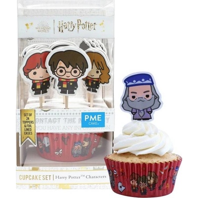 PME Košíčky a zápichy Harry Potter set 24 ks 4x4 cm