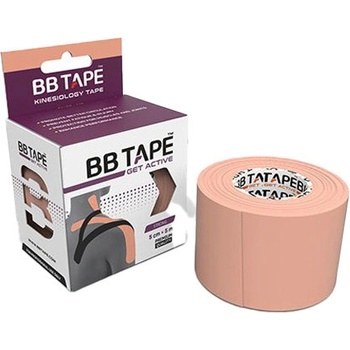 BB Tape H2O vodeodolný kineziologický tejp béžová 5cm x 5m