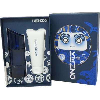 Kenzo Homme EDT intense 60 ml + sprchový gél 2 x 75 ml darčeková sada