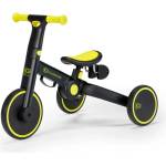 KinderKraft Детска триколка Kinderkraft 4trike 3в1, в черно - KinderKraft