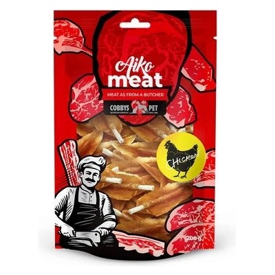 COBBYS PET AIKO Meat byvolia tyčinka s kuracím mäsom 200 g