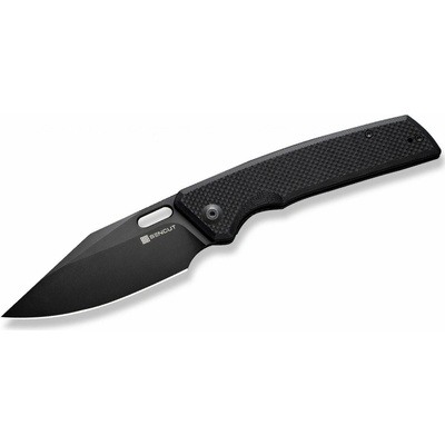 Sencut GlideStrike Black Coarse G10 HandleBlack 9Cr18MoV BladeLiner Lock S23018-1