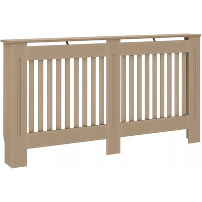 Kryt na radiátor MDF deska 1,1 x 1,1 cm hnědý