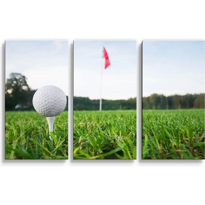 Sablio Obraz - 3-dílný Golf - 120x80 cm