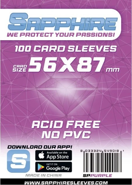 Sapphire Sleeves: Purple - Standard American FFG 56x87 mm 100 ks od 76 K -  Heureka.cz