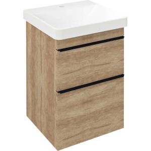 SAPHO Sitia - Шкаф за умивалник 70x46x44 см, 2 чекмеджета, дъб Алабама SI050-2222 (SI050-2222)
