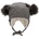 Sterntaler Детска зимна шапка с помпони Sterntaler - 55 cm, 4-6 г, сива (4412241-574)