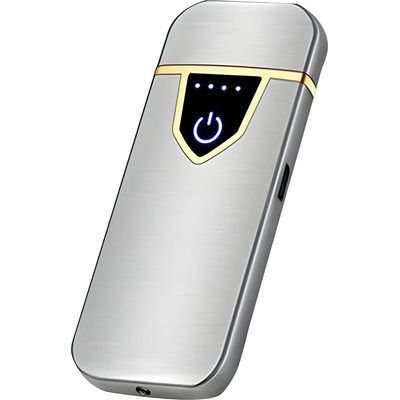 HARAHU Електрически запалвач с usb зареждане un-25720 - Сребрист kp25720 (un-25720)