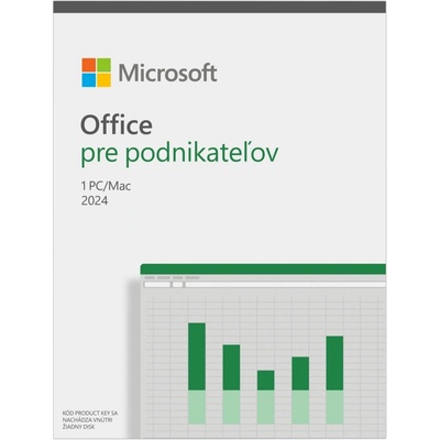 Microsoft Office 2024 pre domácnosti a podnikateľov SK krabicová verzia EP2-06684 nová licencia