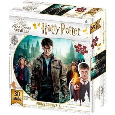 PRIME 3D puzzle Harry Potter Harry, Hermiona a Ron 300 ks
