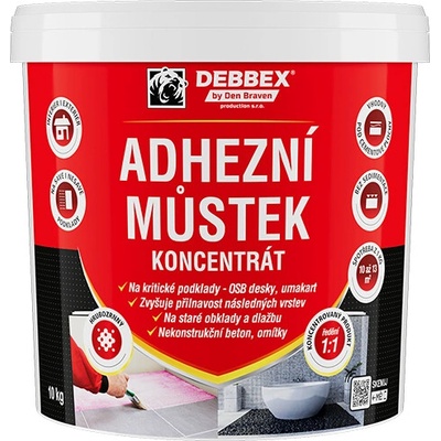 DEBBEX Adhezní můstek koncentrát kbelík 10 kg, růžová (57253Q)