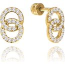 MINET Zlaté náušnice Au 585/1000