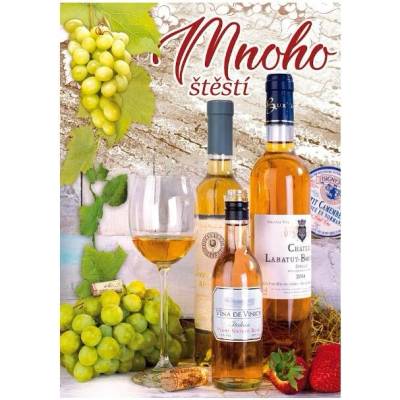 Pohlednice MNOHO ŠTĚSTÍ (P395-02)