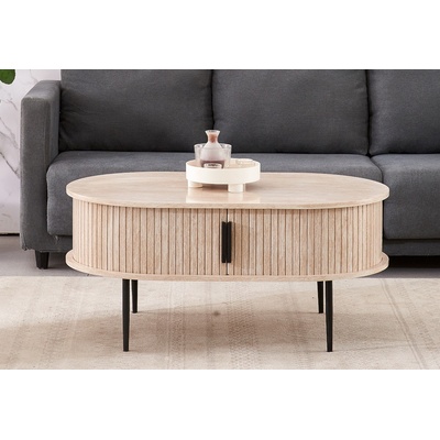 ЕВРОМАР Холна маса odri травентин / черно