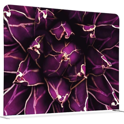 Jansen Display Potištěná látková dělící stěna 200-150 Cactus Fialová 1984 x 1502 mm