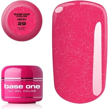 Silcare Base One neonový UV gel 29 Candy pink 5 g
