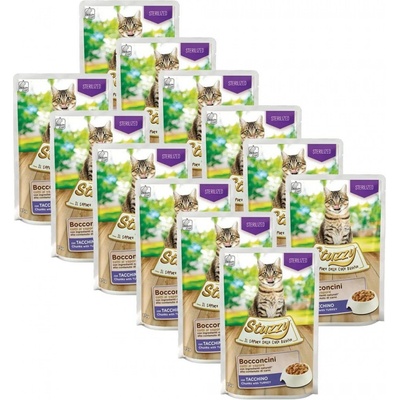 Stuzzy Cat Sterilized Chunks morčacie kúsky gravy 12 x 85 g