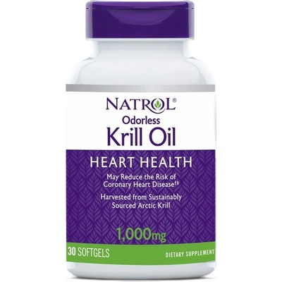 Natrol Omega-3 Krill Oil 1000 mg [30 Гел капсули]